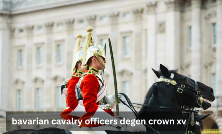 Bavarian cavalry officers degen crown xv