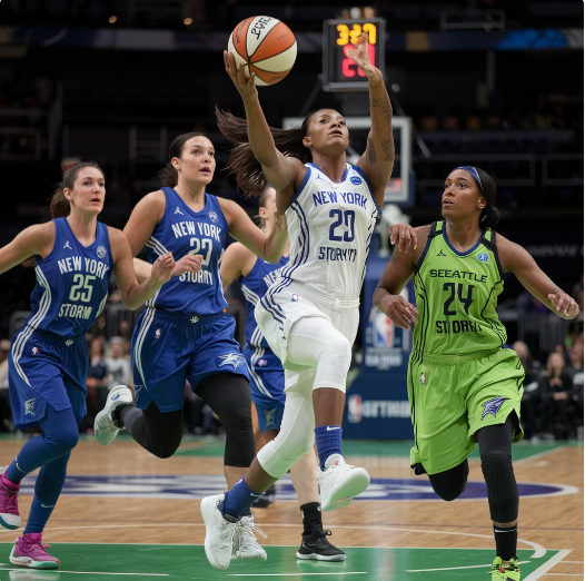 New york liberty vs seattle storm match player stats​