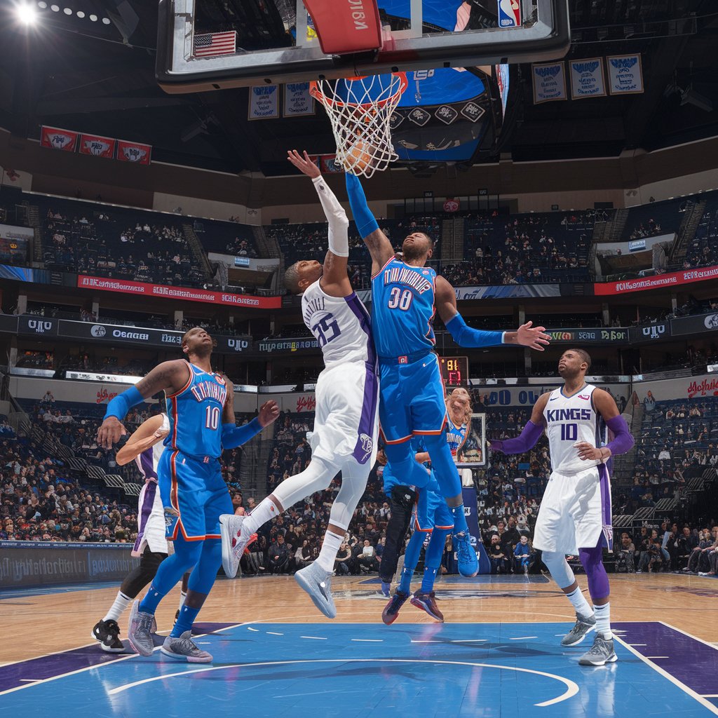 Okc thunder vs sacramento kings match player stats​