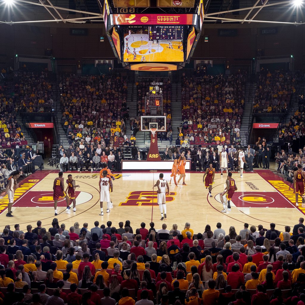 USC trojans men's basketball vs asu basketball match player stats​