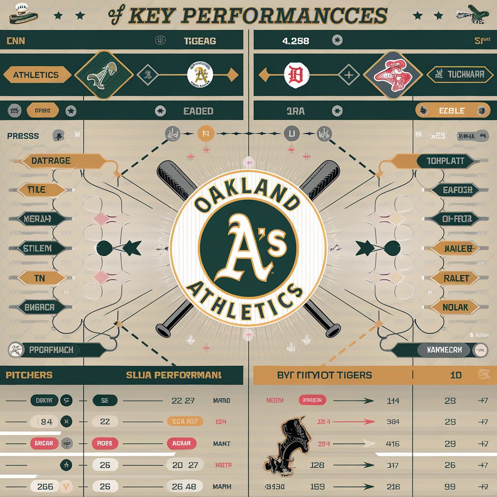 Oakland athletics vs detroit tigers match player stats​